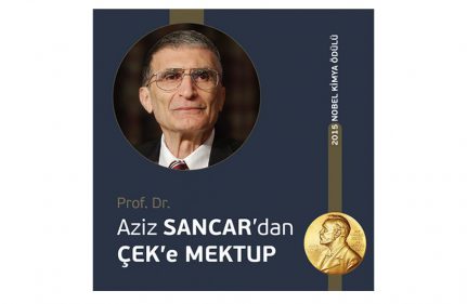 Aziz Sancar'dan ÇEK'e mektup
