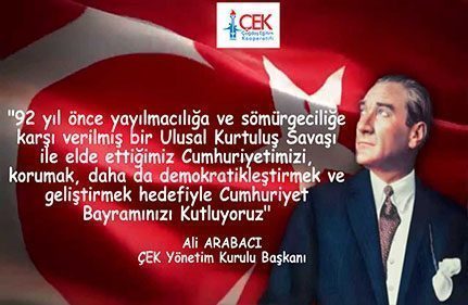 29 EKİM CUMHURİYET BAYRAMI KUTLU OLSUN