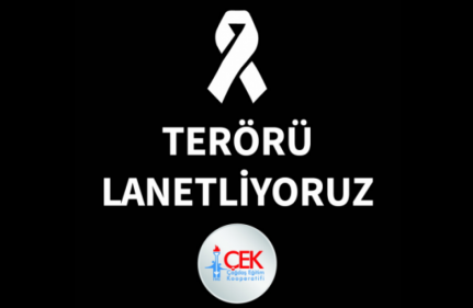 Terörü Lanetliyoruz